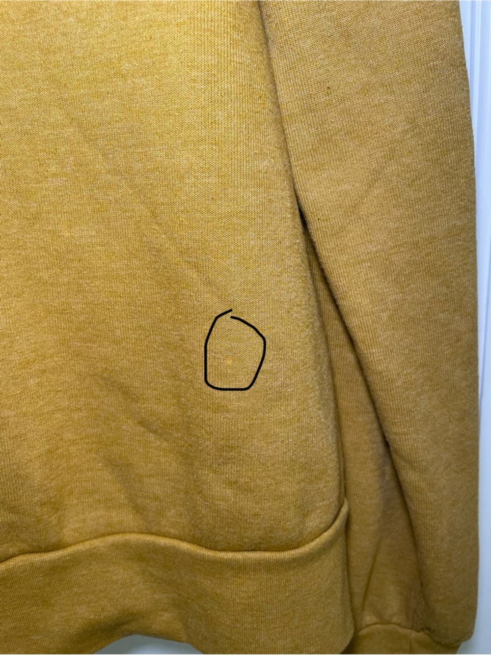 Aviator Nation 5 Striped Hoodie Sz L Mustard Yellow Full Zip Pockets Jacket - Picture 9 of 10